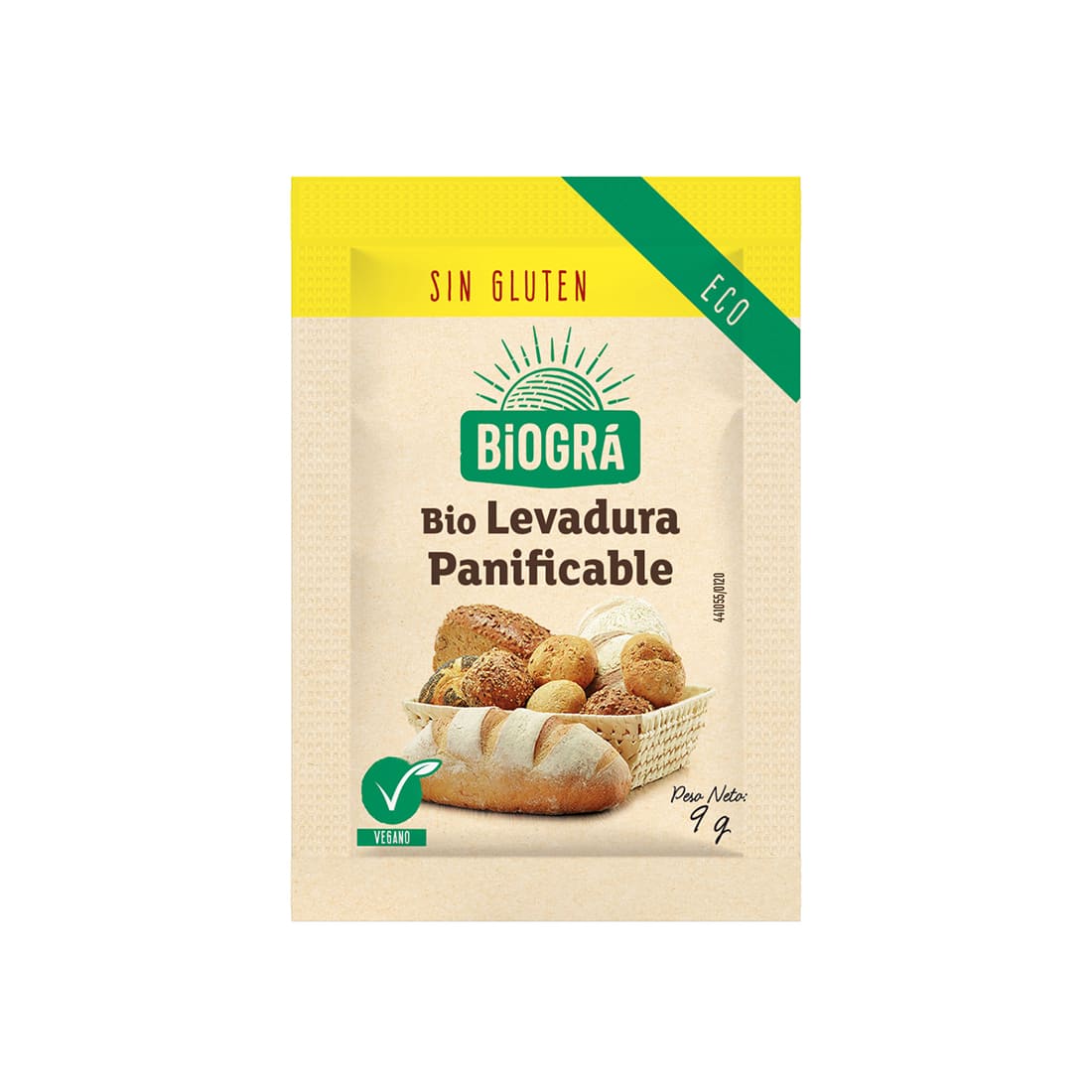 LEVADURA PANADERIA BIO - 9GR BIOGRÁ aloe