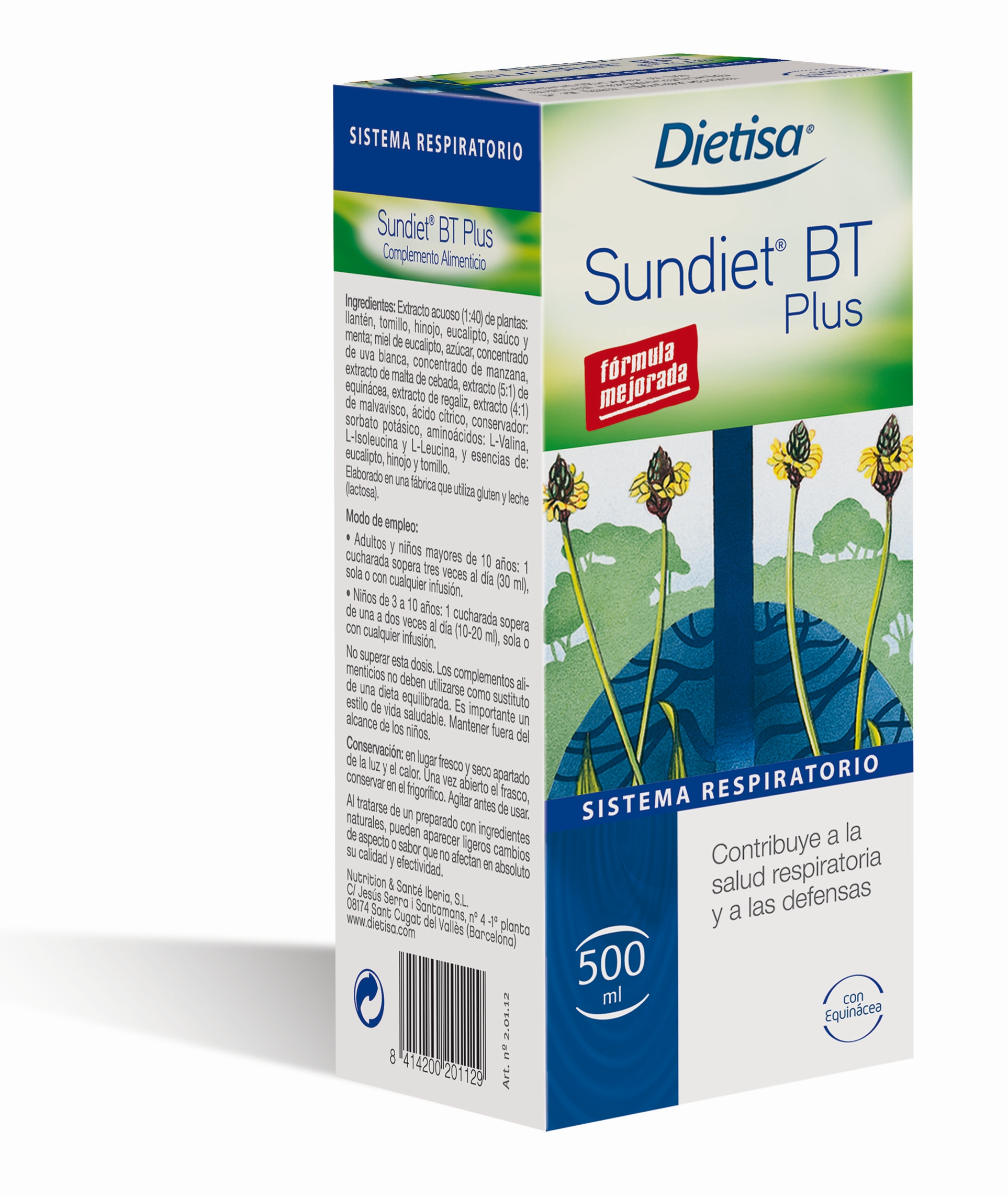 SUNDIET BT PLUS - 250ML DIELISA aloe