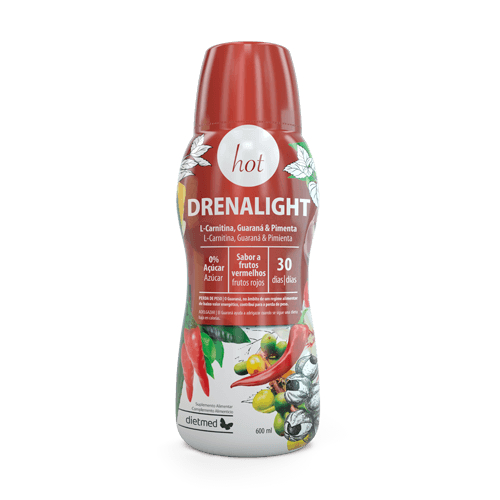 DRENALIGHT HOT - 600ML DIETMED aloe