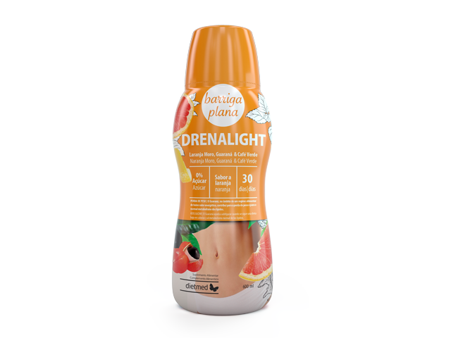 DRENALIGHT VIENTRE  PLANO - 600ML DIETMED aloe