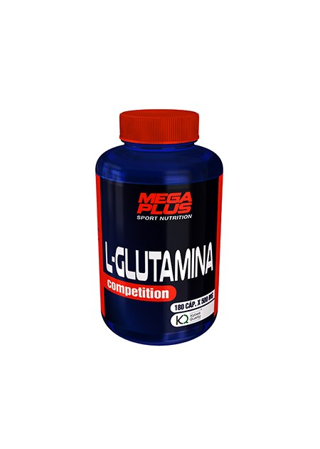 GLUTAMINA COMPETITION 500MG - 180 CÁPS MEGAPLUS aloe