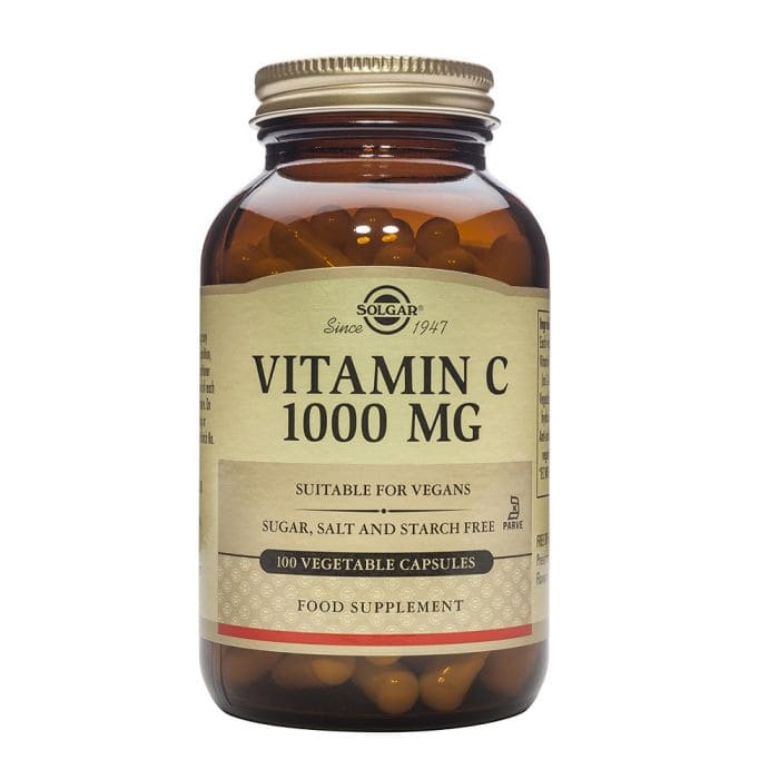 VITAMINA C 1000MG - 100 COMP SOLGAR aloe
