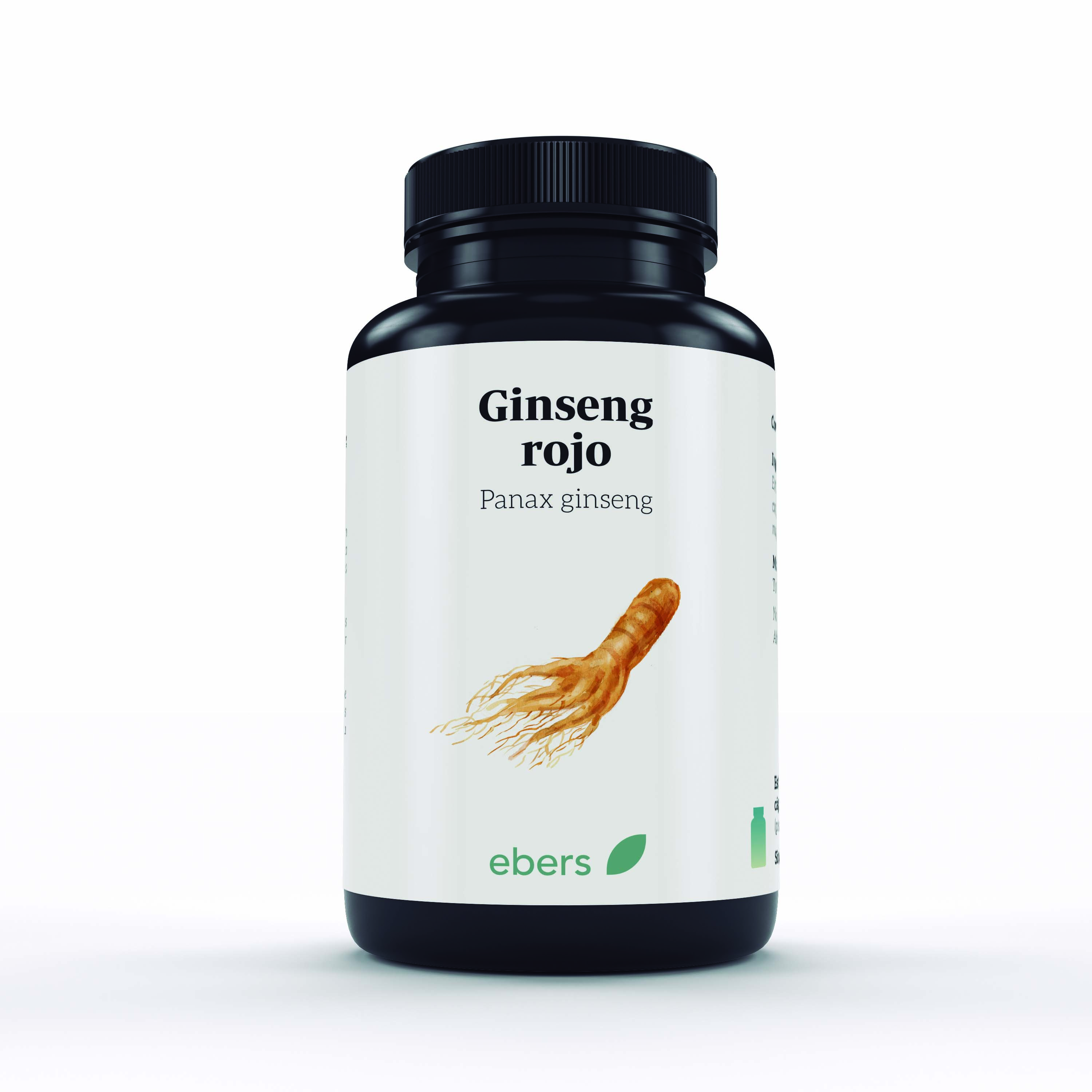 GINSENG ROJO 500MG EBERS - 60 CAPS aloe