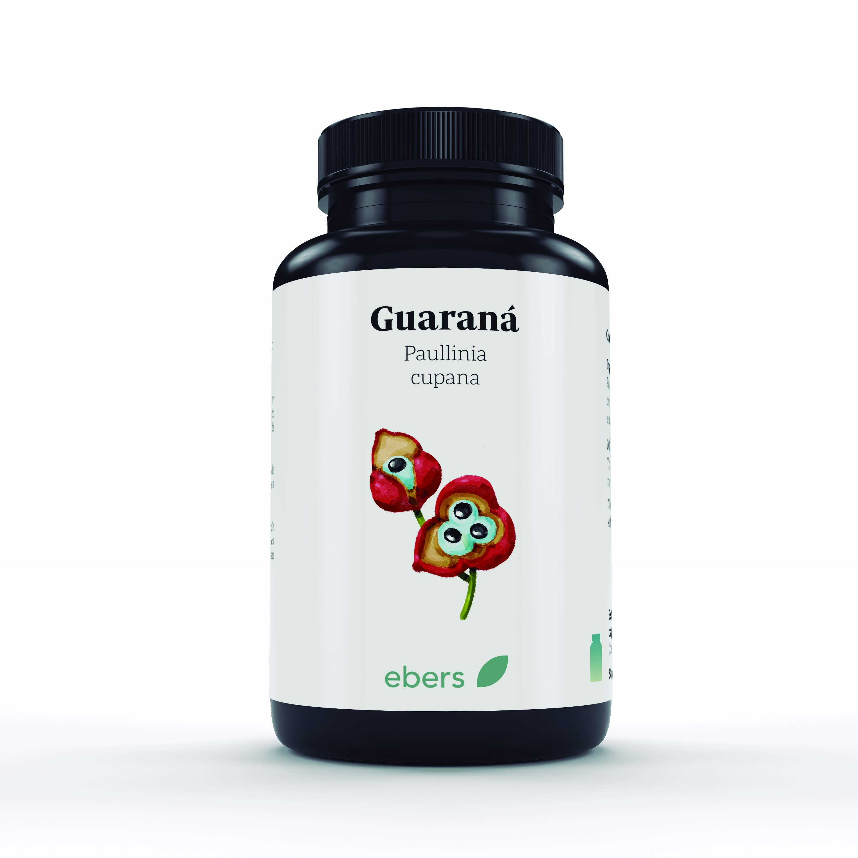 GUARANA 500MG EBERS - 60 CAP aloe