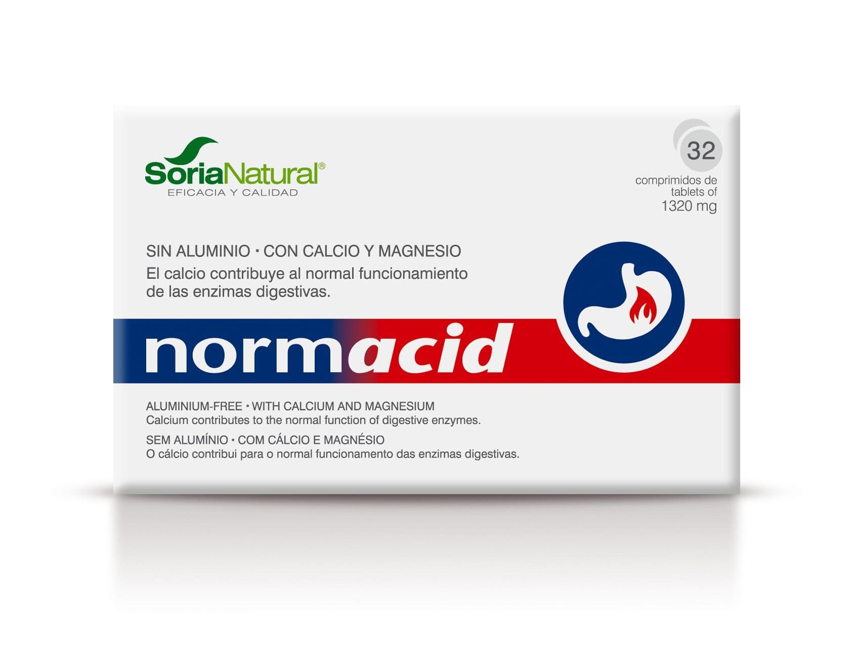 NORMACID - 32 TAB SORIA NATURAL aloe