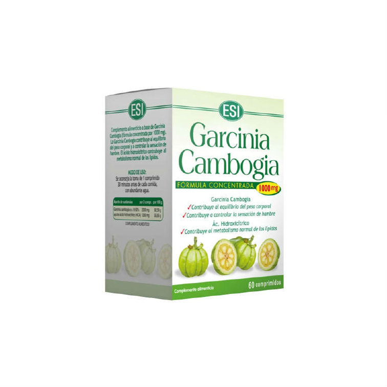 GARCINIA  CAMBOGIA 1000MG - 60 COMP ESI aloe