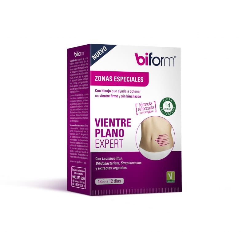 VIENTRE PLANO EXPERT - 48 CÁPS BIFORM aloe