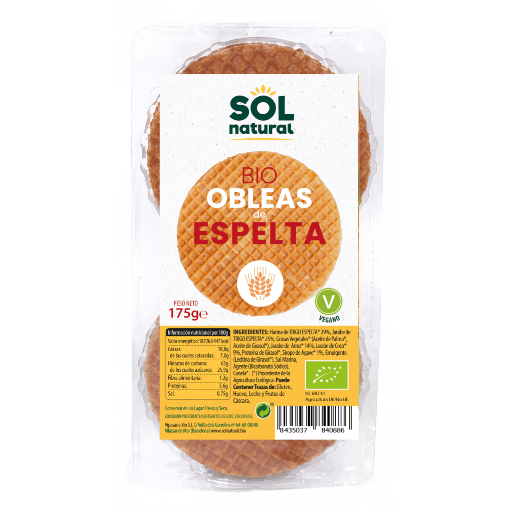 BIO OBLEAS ESPELTA 175GR aloe