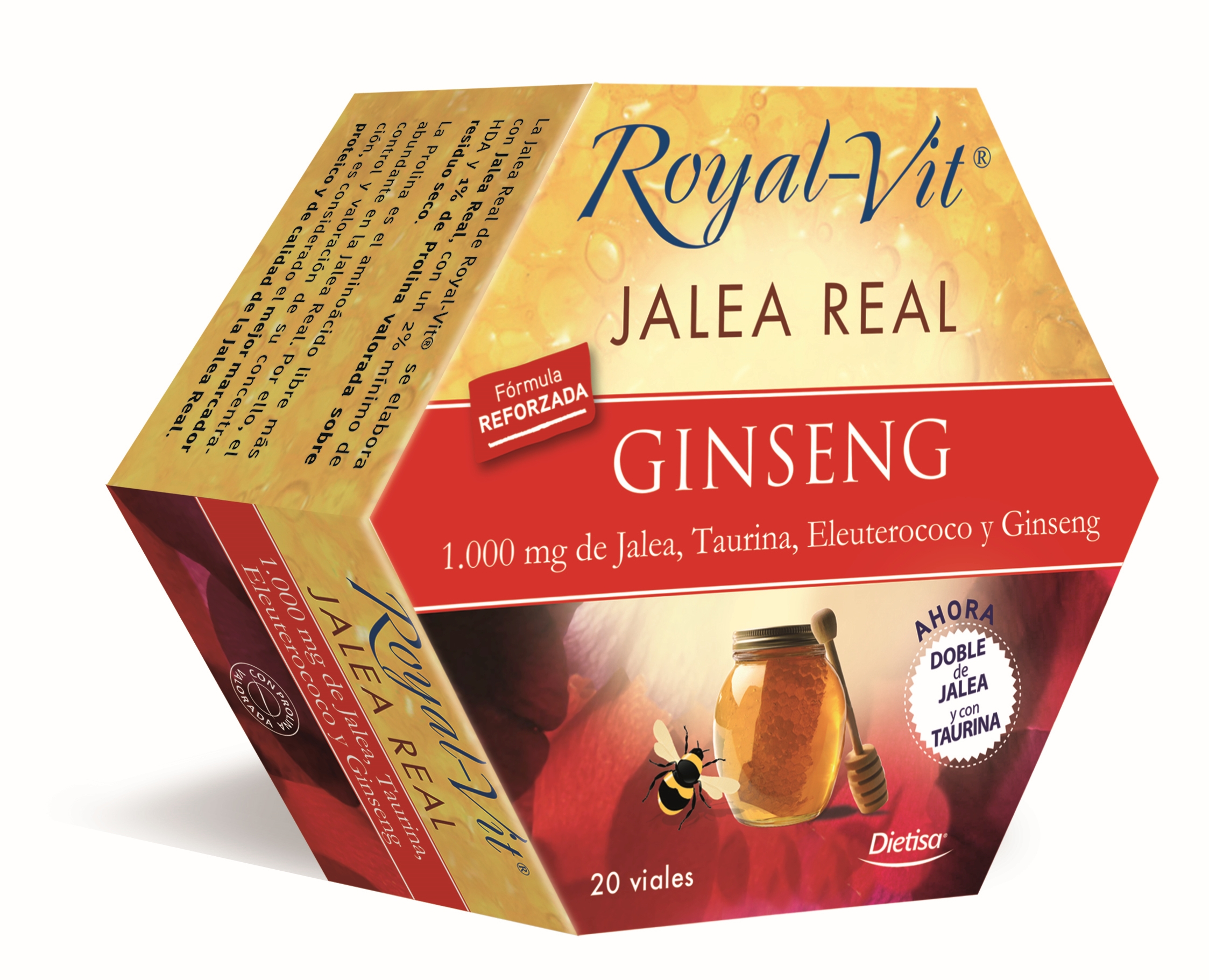 ROYAL VIT GINSENG - 20 VIALES aloe