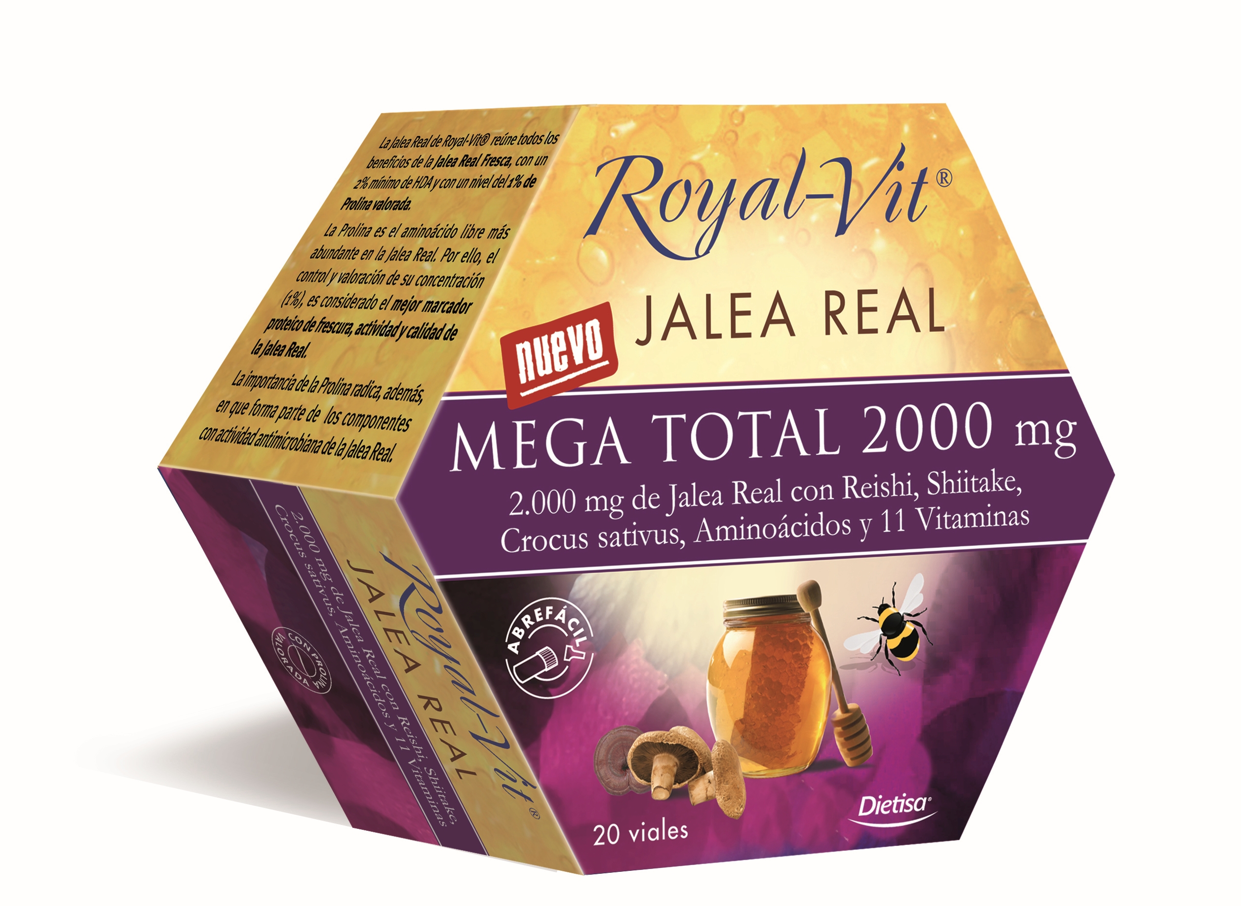 ROYAL VIT 2000 MEGA TOTAL - 20 VIALES aloe