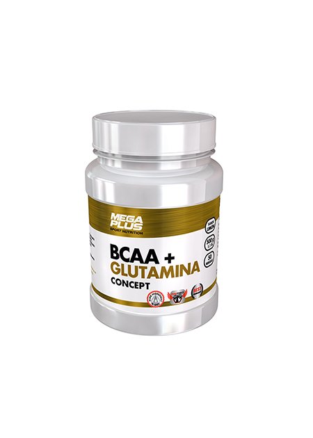 BCAA+GLUTAMINA CONCEPT - 500GR MEGAPLUS aloe