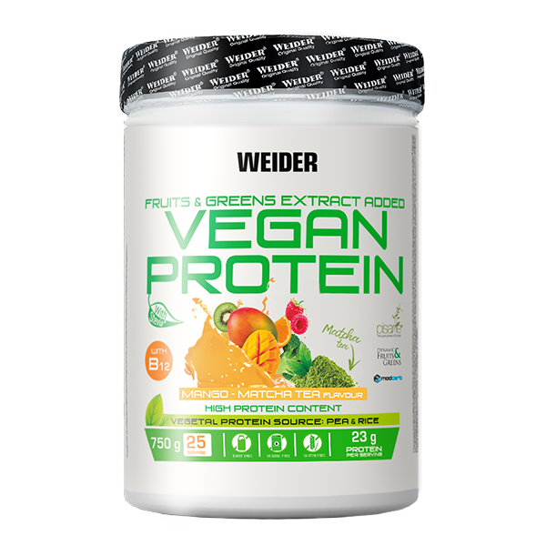 VEGAN PROTEIN MANGO - 750GR WEIDER aloe