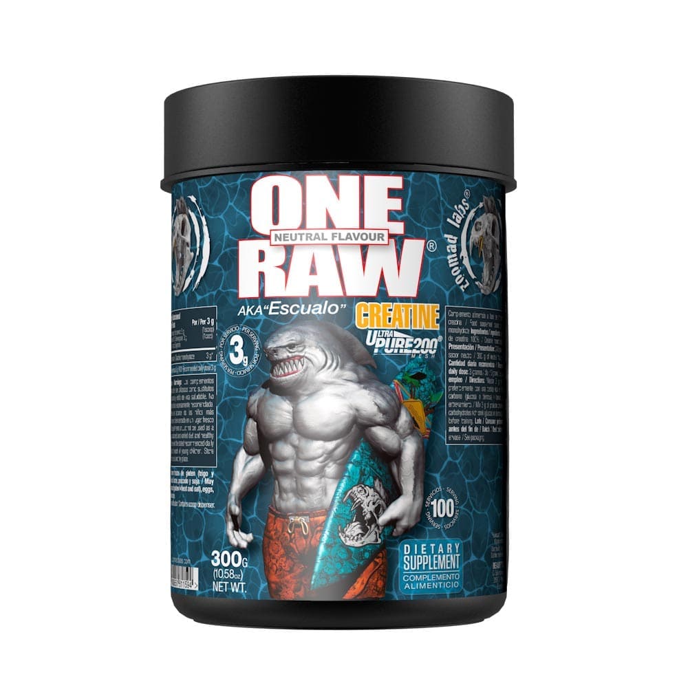 CREATINA NEUTRA 200 MESH - 300GR ONE RAW aloe