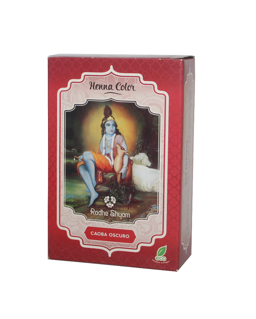 HENNA CAOBA OSCURO POLVO - 100GR aloe