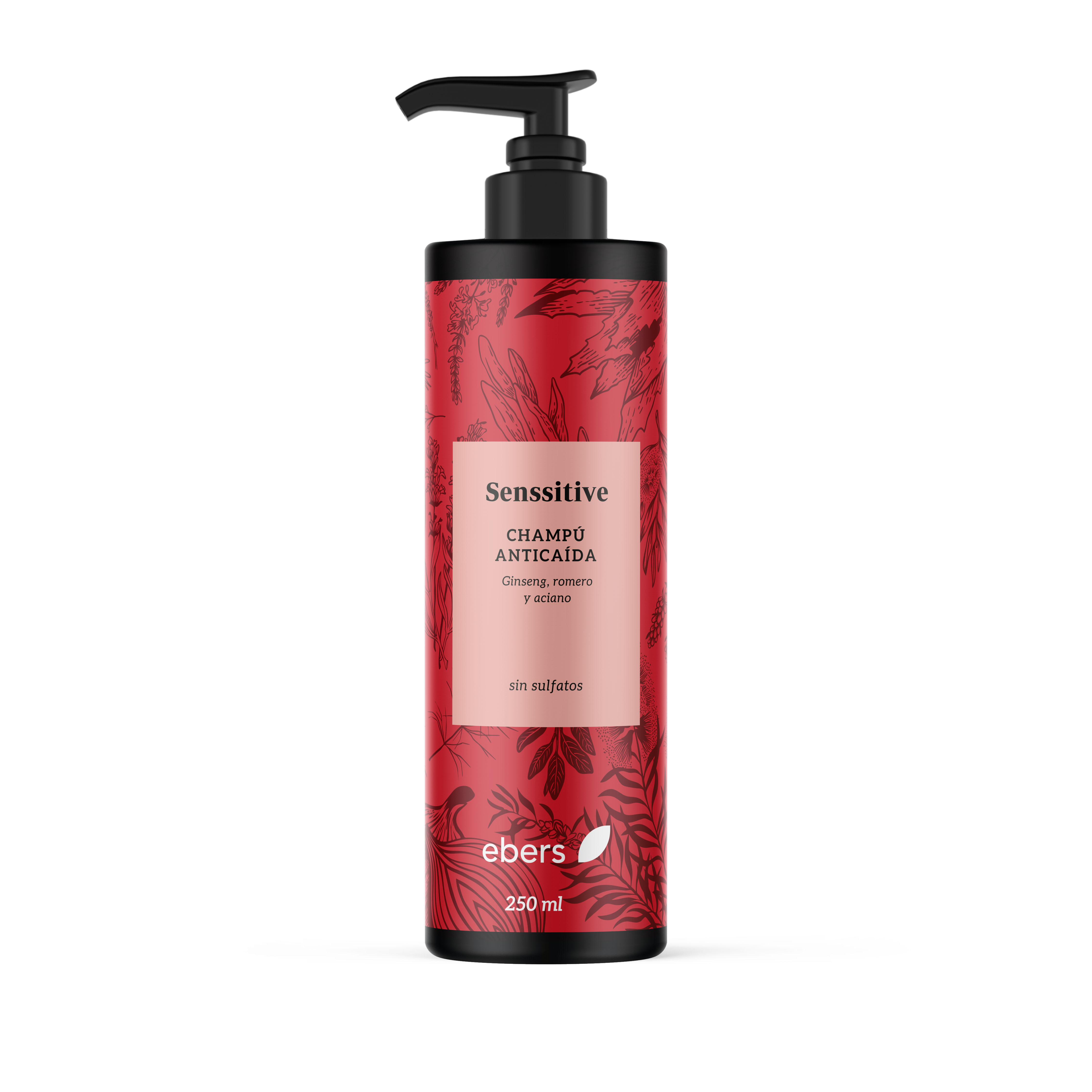 CHAMPU ANTICAIDA EBERS - 250ML aloe