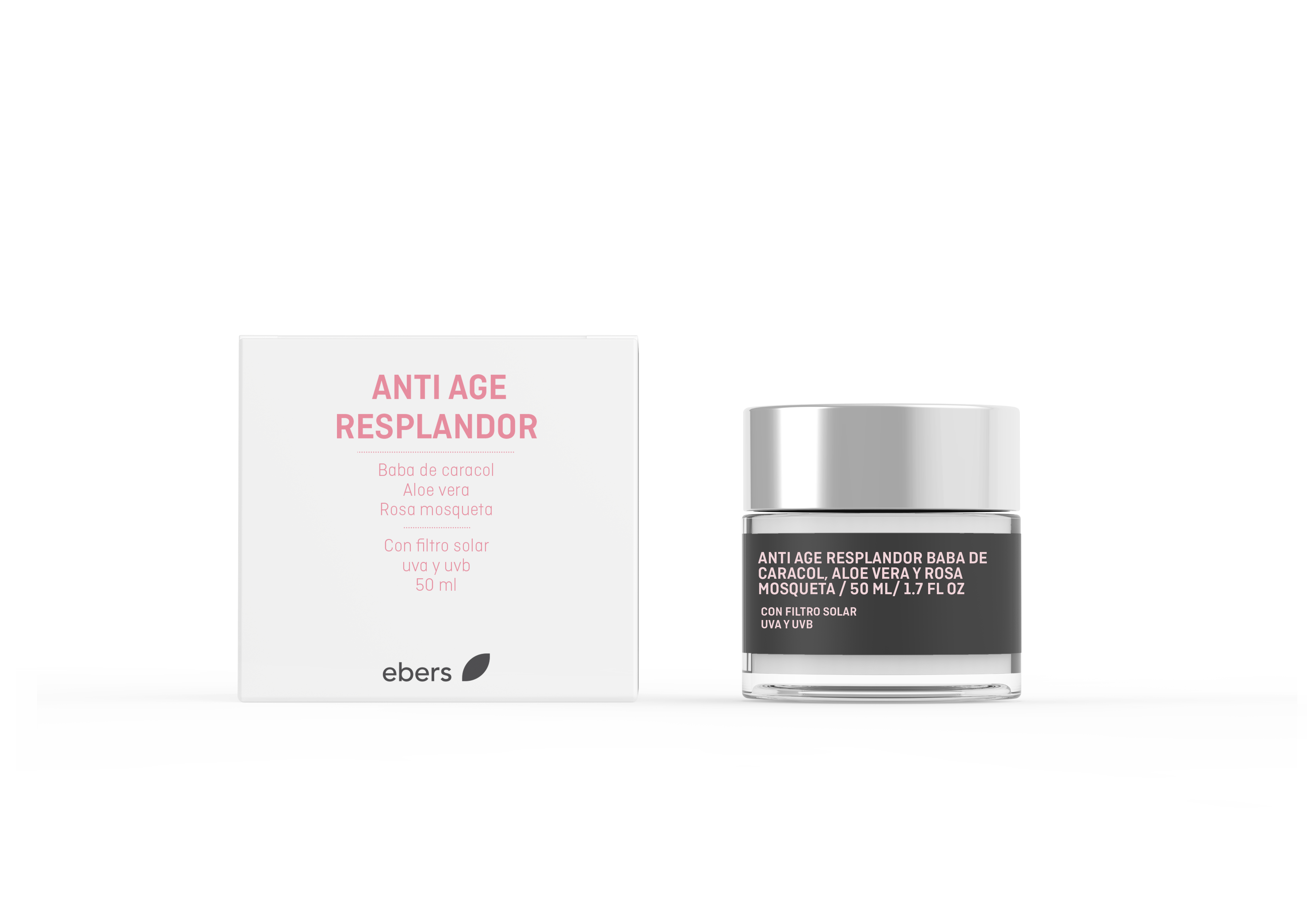 CREMA ANTI AGE RESPLANDOR EBERS - 50ML aloe