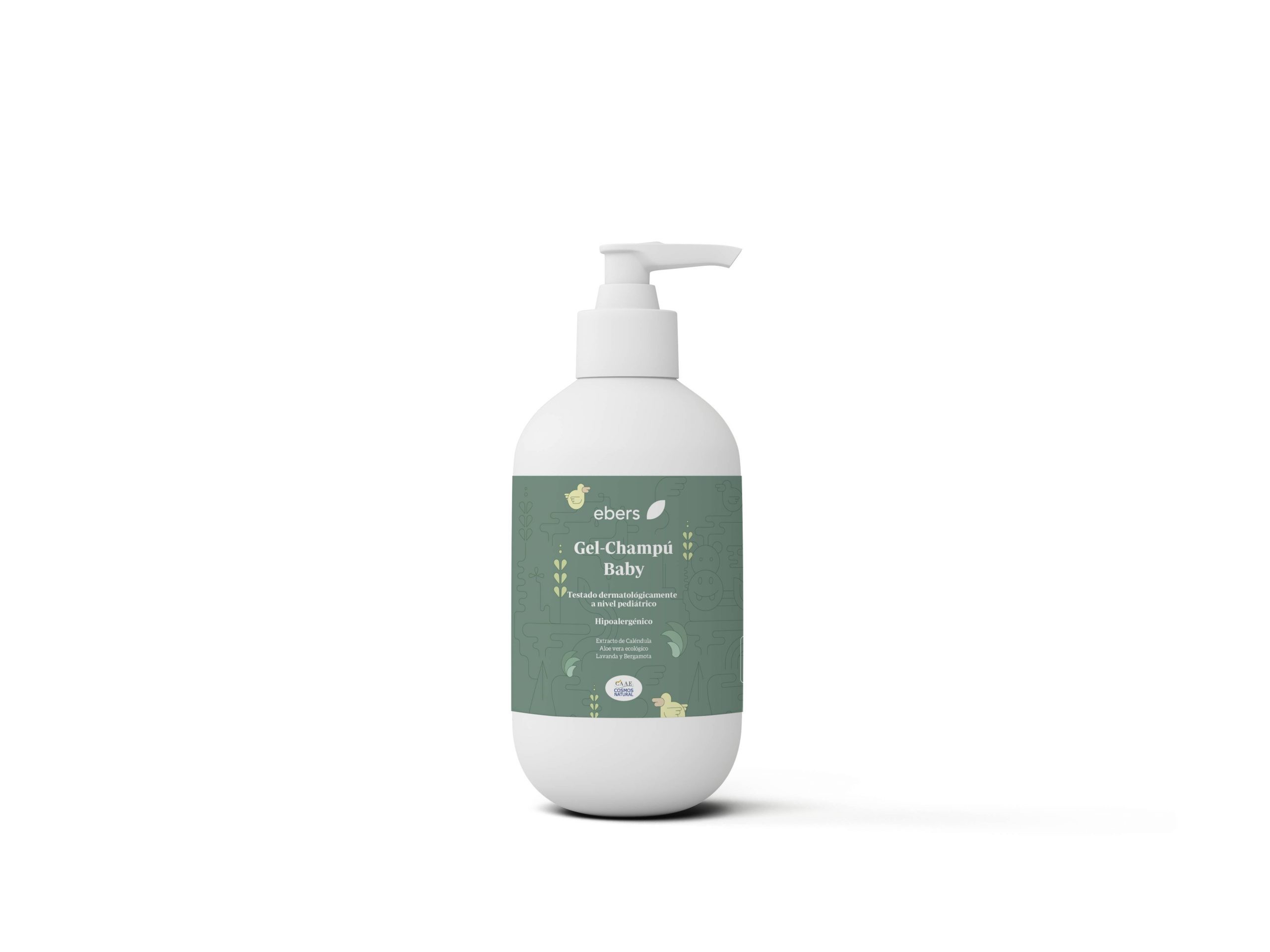 GEL-CHAMPU BABY EBERS - 250ML aloe