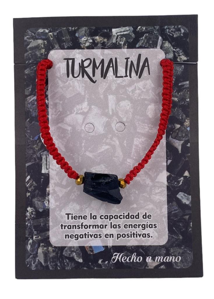 PULSERA MACRAME TURMALINA aloe