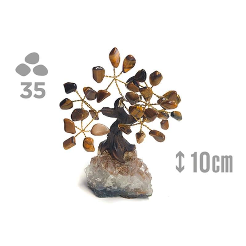 ARBOL OJO TIGRE 10CM 35 PIEDRAS aloe